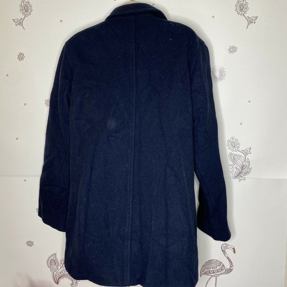 J.PERCY Merino Wool Double Breasted Coat Size 12 - Picture 4 of 6